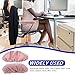 NUOBESTY 2pcs Elastic Chair Arm Covers Washable Armrest Protection Sleeves for Office and Home Chairs Comfortable Lint Material Fit for Armchair and Gaming