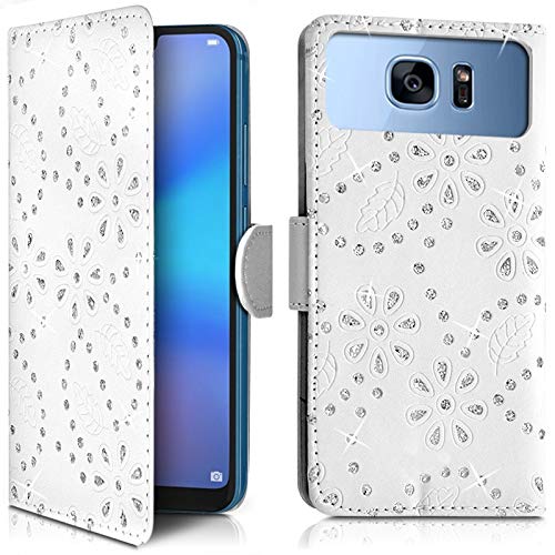 Étui Portefeuille Diamant Blanc (Ref.8-A) pour Smartphone Echo Volt