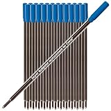 Jaymo Replacement for Cross 8511 - Measures 4.563 in / 116 mm Long - Ballpoint Pen Refill - 24 Blue