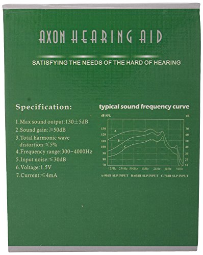 Image of AXON X-168 Model Sound Enhancement Bte Hearing Aid, Beige