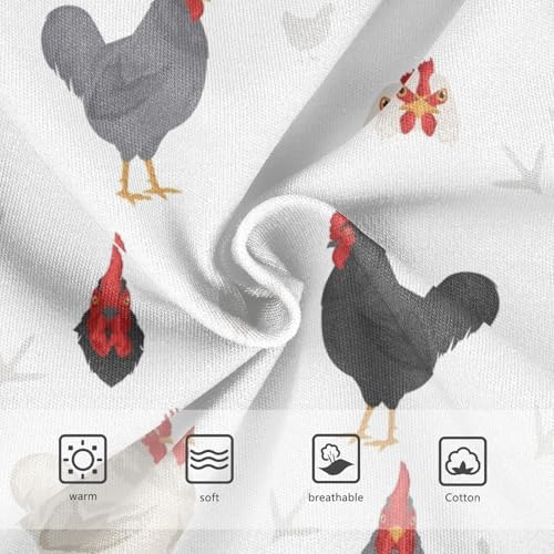 ZZKKO Chicken Poultry Farm Animals Girls Underwear Toddler Panties for Girls Comfort Brief Size 2T3