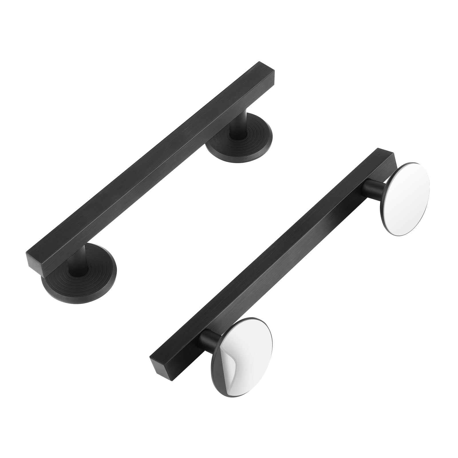 Peaha - Instant Cabinet Drawer Pulls 2 Pack 5 Inch(128mm) Aluminum Alloy Drawer Pulls for Hole Centers, Drawer Pulls with Adhesive
