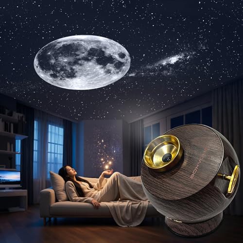 Image of Galaxy Star Projector for Bedroom, 24 in 1 Galaxy Projector with Replaceable Optical Film Discs with High-Definition Soft Light for Relax, Study, and Meditate, Stress Relief Gifts