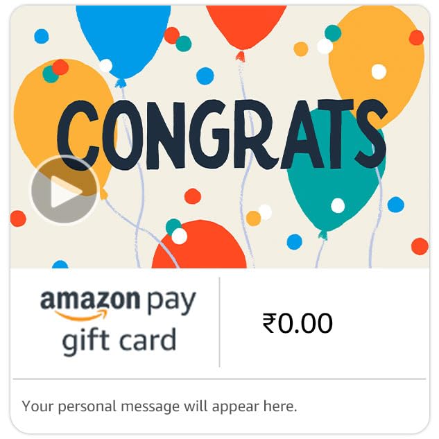 Amazon Pay Gift Card – Congratulation & Celebration (Digital)