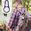 uinnossvc Fob Watch Carabiner Carabiner Watch Nurses Fob Watch Carabiner Nurses Clip Watch Clip-On Carabiner Fob Watches for Workers Clip On for Outdoor Climbing Activities #1