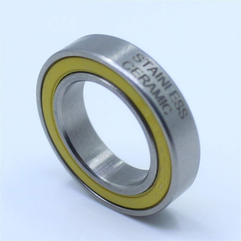 Łożysko ze stali nierdzewnej 6902-2RS 15x28x7mm ABEC-3 6902 RS piasta rowerowa piasta przednia tylna piasta koła 15 28 7 ceramiczne łożyska kulkowe