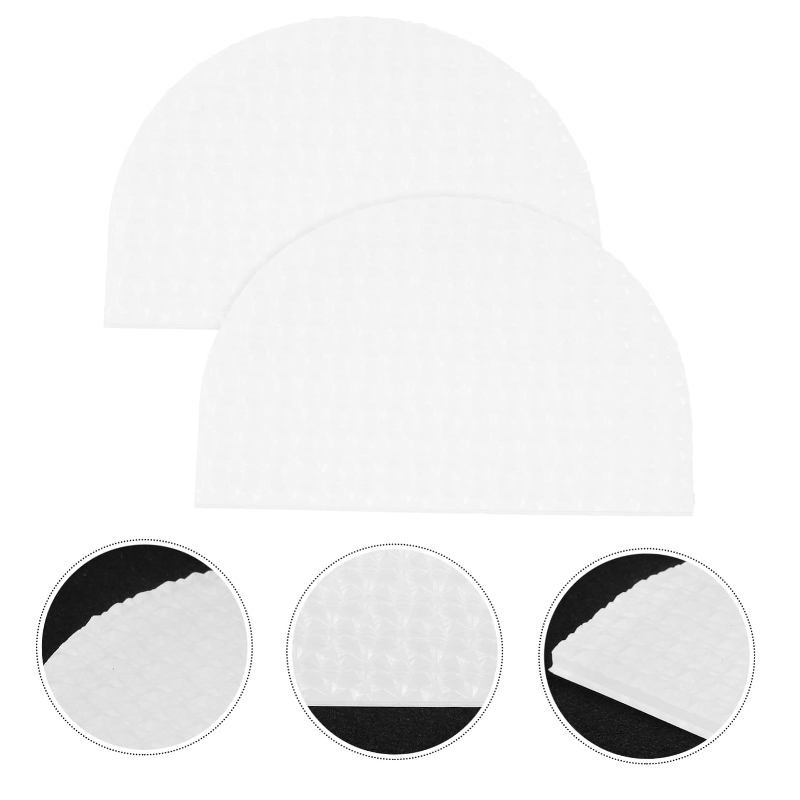 Cabilock 5pares Almohadillas Antideslizantes Para Zapatos De De Caucho Reducción De Ruido Auto-adhesivas Para Zapatillas y Zapatos De Transparente Cortables