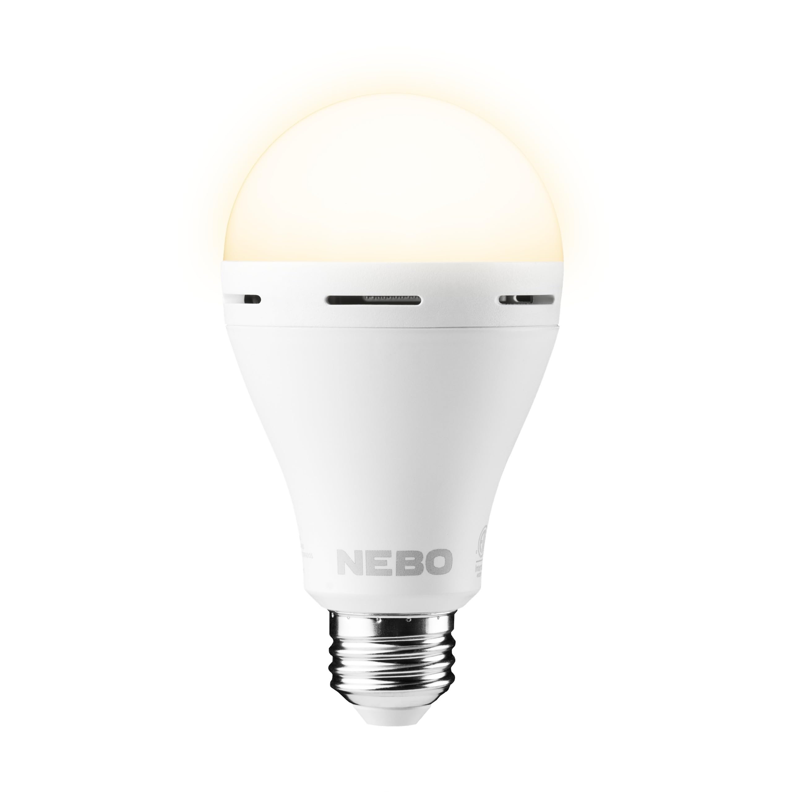 Nebo Light Blackout Backup Emergency Led Bulb – 360° E27 Smart Rechargeable Backup 8 W, 4‑Stage Power Modes, Up To 12Hrs Runtime – Home Safety & Power Outage Essential