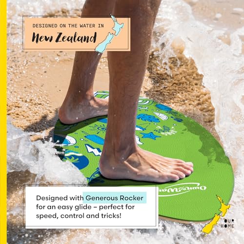 Own the Wave \'Hang Loose\' Skimboard (40 Inch, Green)