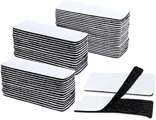 ATHRZ 50 Pack Industrial Strength Sticky Pads Heavy Duty, No More Nails Picture Hanging Strips,Extra Strong Double Sided Sticky Pads for Walls,Floor, Plastics, Glasses, Metals (3x10cm, black)
