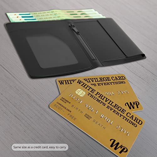 12PCS White Privilege Cards Trumps Everything Wallet Inspirational Cards, Gold Privilege Card for Men Women (12PCS, Golden)4