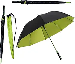 Guarda Chuva Automático Grande Reforçado Resistente ao Vento Premium Proteção UV Compacto para Sol Chuva Masculino Feminino Durável e Leve