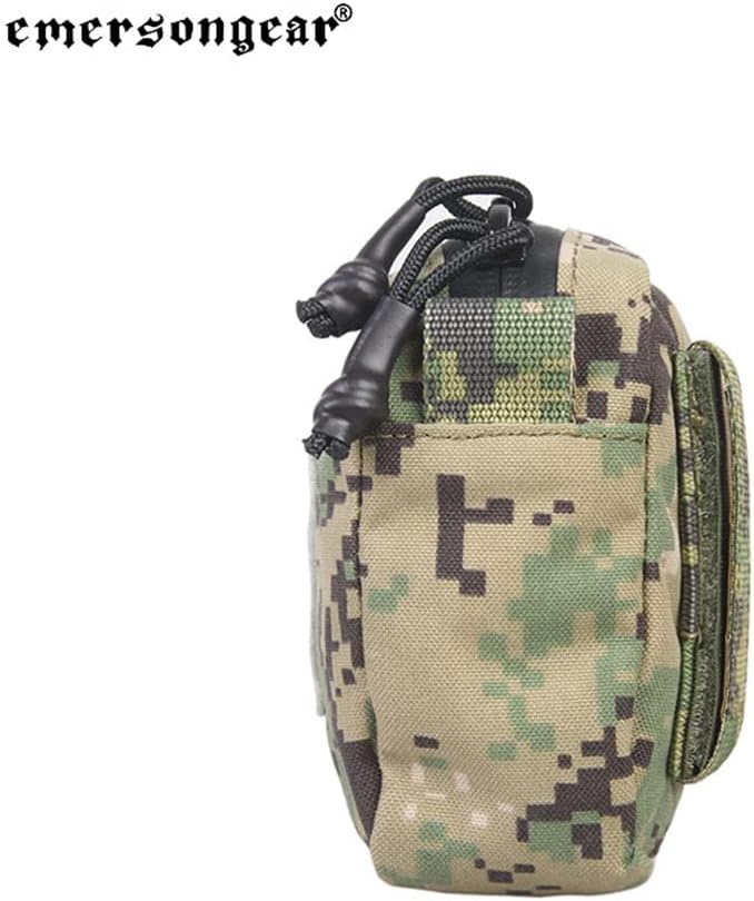 Emersongear Tactical Pouch,Molle Hook and Loop Horizontal Sundries Bag