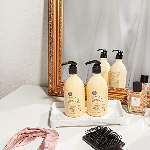 Image of Luseta Perfect Bonding Shampoo & Conditioner Set 2x33.8 oz | Strengthening Shampoo and Conditioner, for All Hair Types, Repair Shampoo and Conditioner Set Sulfate & Paraben Free