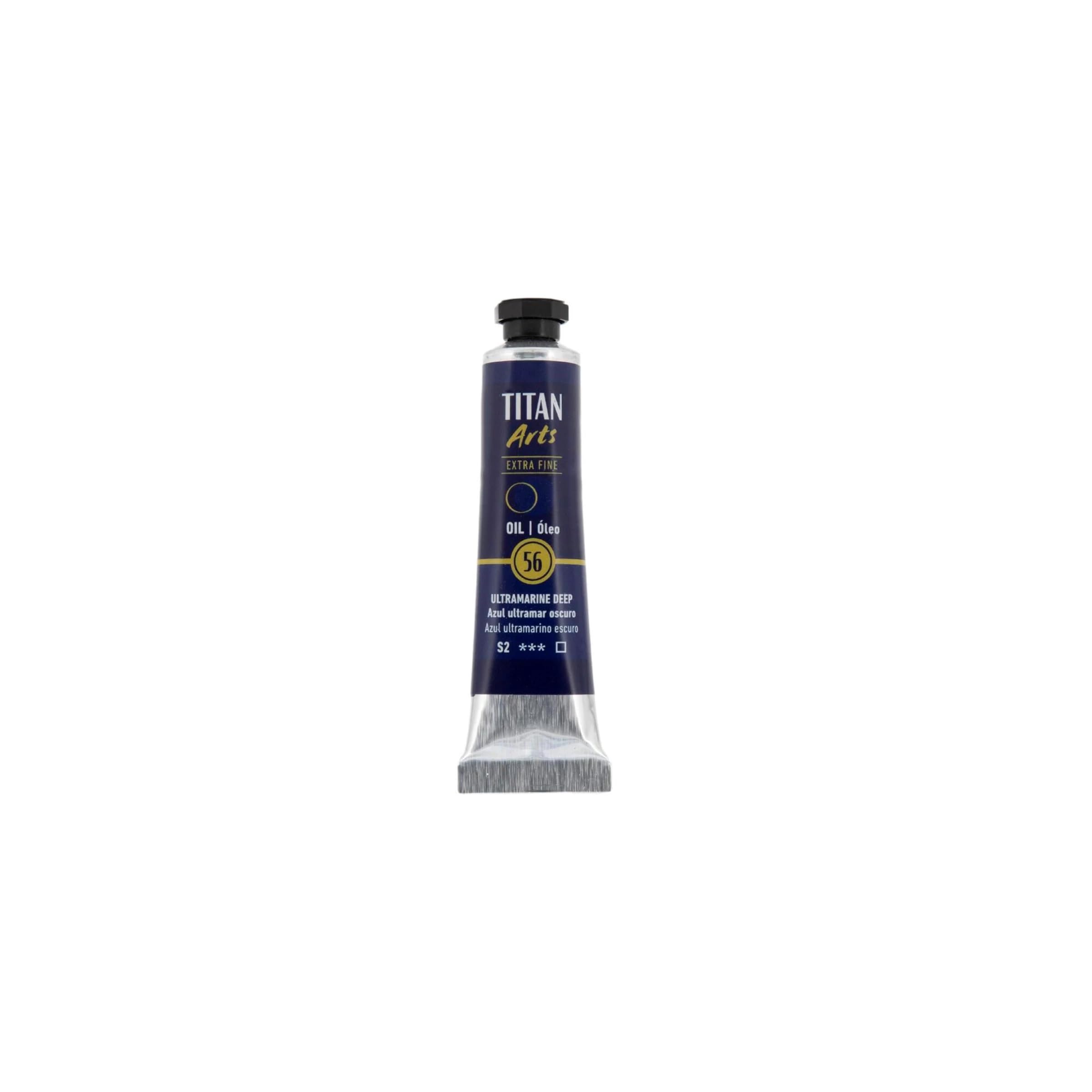 ÓLEO AZUL ULTRAMAR OSCURO TITAN Extrafino 6 - 20ml. Nº 56