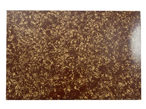 Rothko y Frost 4473 PG placa en blanco para el golpeador de la guitarra 430 x 290 x 3 mm - Marrón