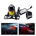 LEADTOPS Anti Collision Rear-end Car Laser Tail Fog Light Auto Brake Parking Lamp Rearing Warning Light Motorcycle Double Heads (Babysbreath and Straight Line)