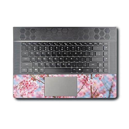 Image of MightySkins Carbon Fiber Skin Compatible With Alienware X16 R1 (2023) Full Wrap Kit - Cherry On Sky | Protective, Durable Textured Carbon Fiber Finish | Easy To Apply & Change Styles | Made in the USA