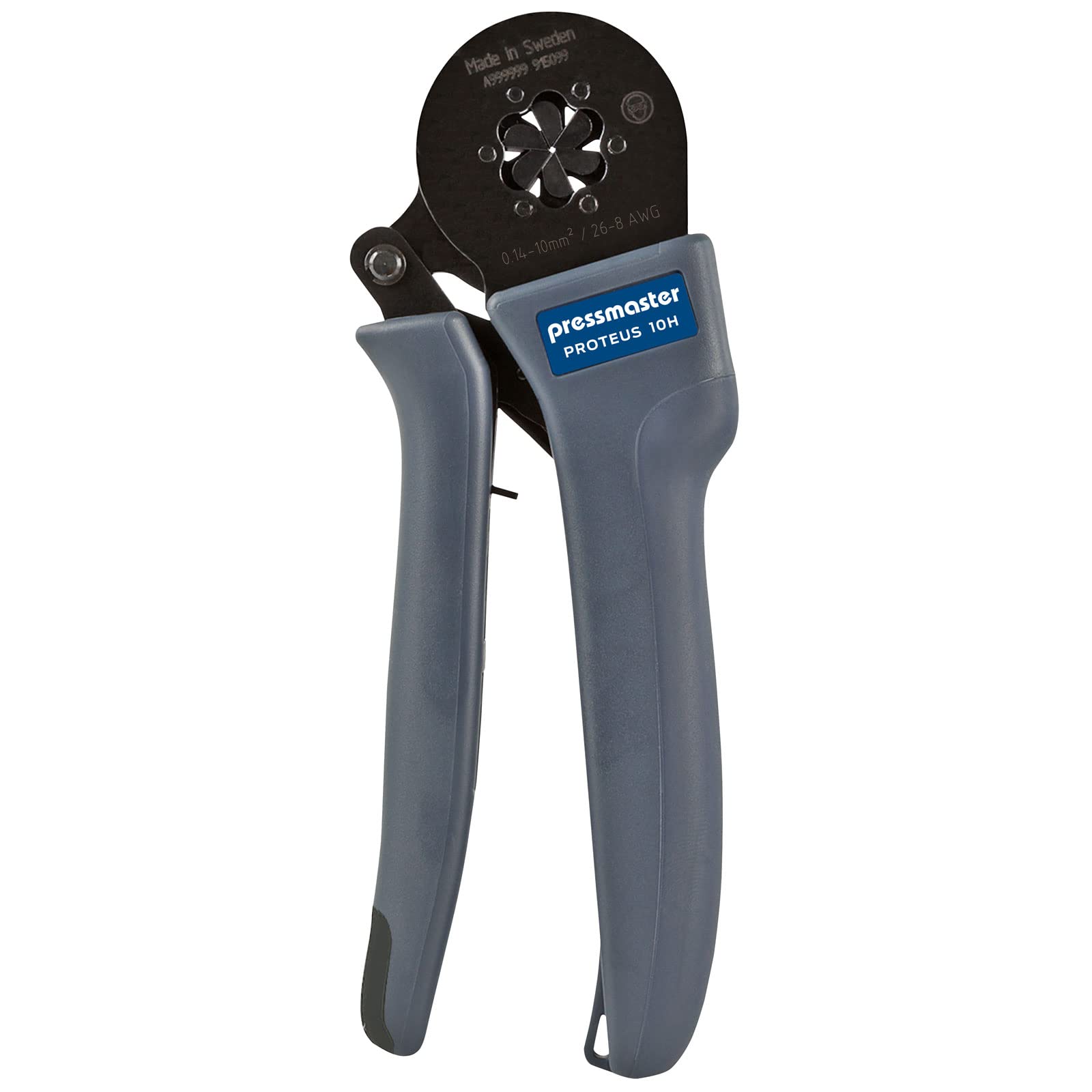 Pressmaster 4300-4662 Proteus 10H Self Adjusting Crimp Tool Hex 0.14-10mm²