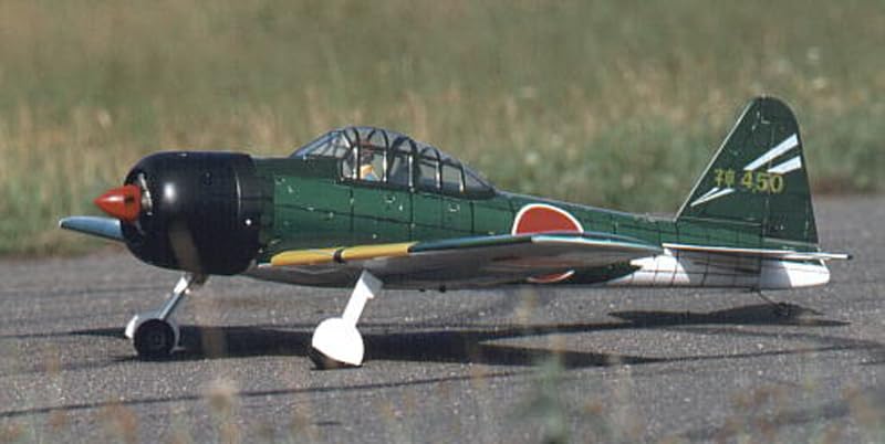 Samolot A6M5 Zero (klasa .46 EP-GP)(wersja zielona) ARF - VQ-Models