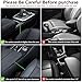2 Packs Car Seat Gap Filler Organizer, Car Seat Organizer, Seat Gap Storage Box with Cup Holders for Drink, Car Leather Cup Holder Gap Bag Front Seat for Phone, Sunglasses,Keys(Left+Right Side)