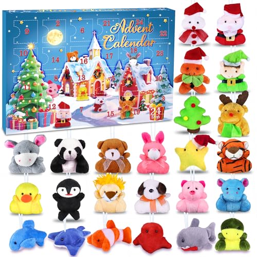 Christmas Advent Calendar 2025 for Kids, 24 Days Xmas Countdown