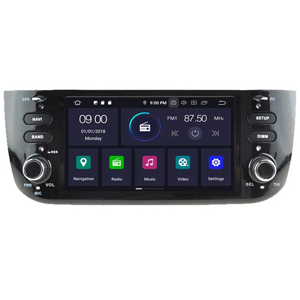 Buy Car Stereo Bluetooth Radio GPS Navigation Head Unit for Fiat Abarth