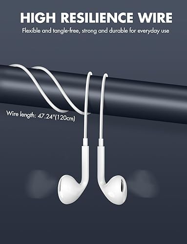 Miniatura 6 de Antool Wired Earbuds,【Ultra Clear Calls & no Noise】 Headphones Earbuds Wired 3.5mm, in-Ear Earphones with Mic, Compatible with