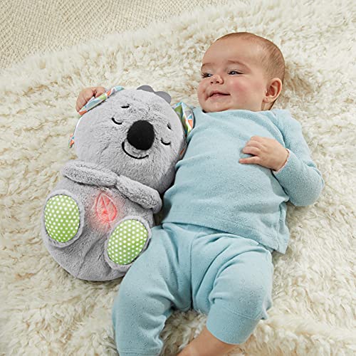 Fisher-Price HBP87 - Schlummer-Koala, musikalisches Kuscheltier mit realistischen Atembewegungen, Babyspielzeug für… – Bild 6