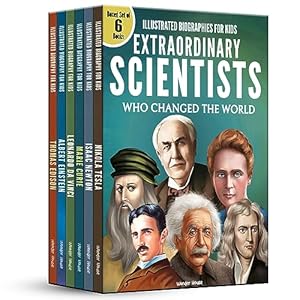 Illustrated Biography for Kids: Extraordinary Scientists who Changed the World: Set of 6 Books Hardcover – January 11, 2024