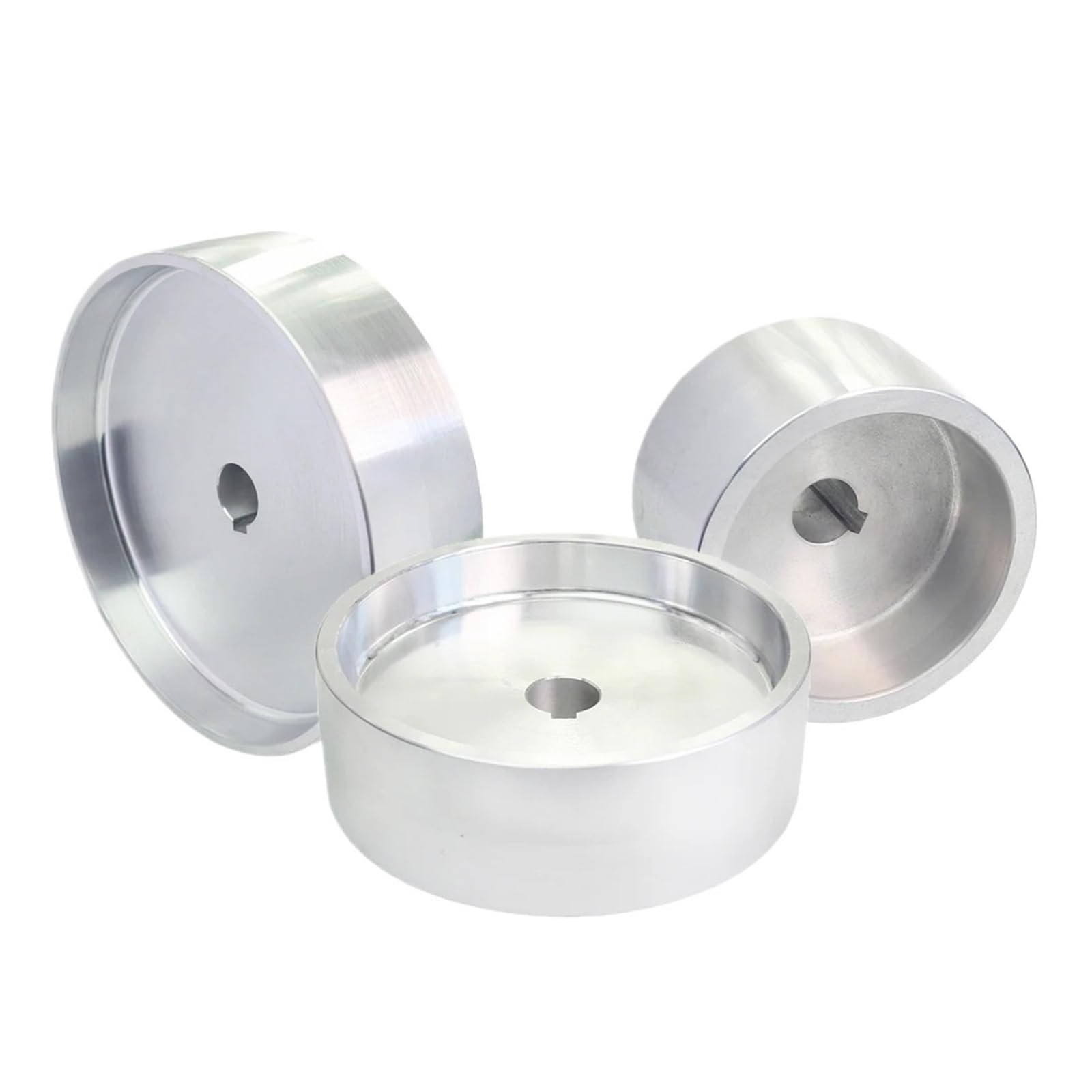 1 Uds. Lijadora de correa rueda totalmente aluminio 50-200mm, polea contacto, activa(120x70x24mm K6x3)