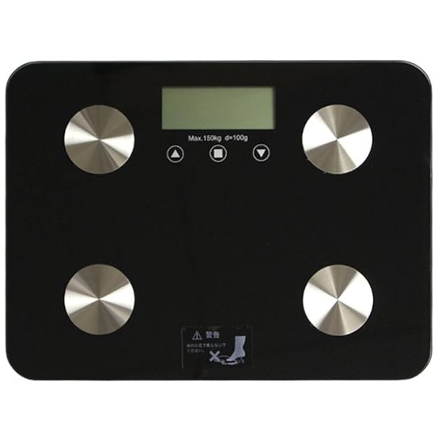 Amazon | 体重・体組成計 超薄型 ヘルスメーター ブラック FEF