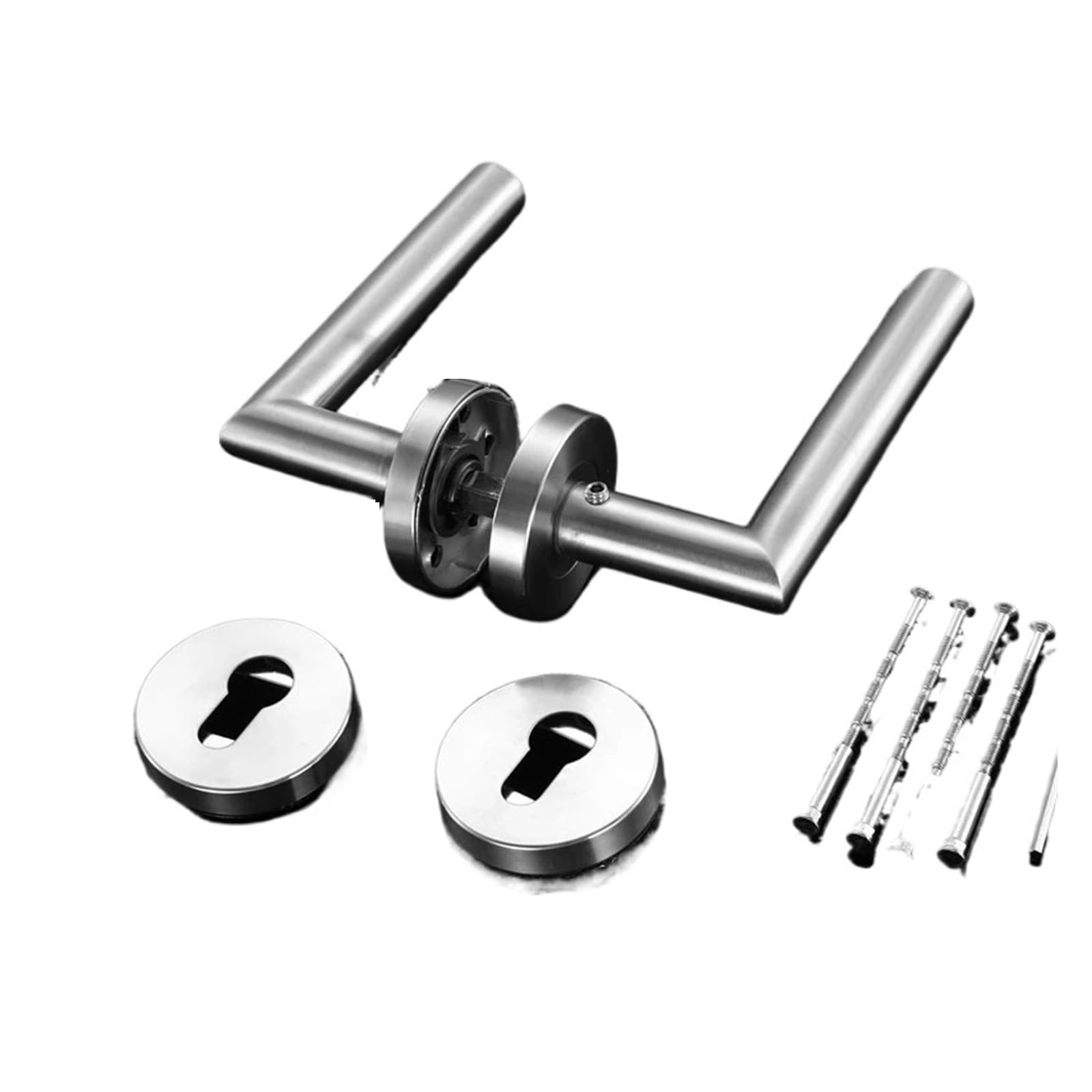 Serrure de porte ZJ-door handle en inox pour intimité de chambre et salle de bain