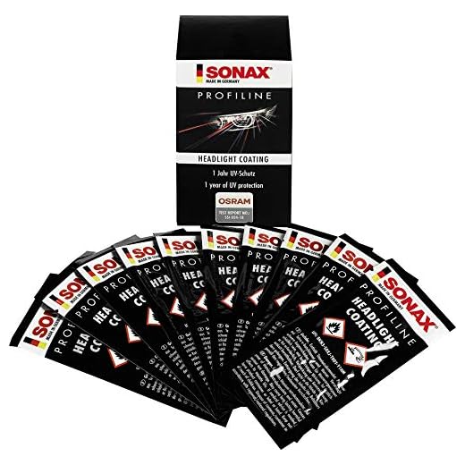 SONAX PROFILINE Headlight coating (50 ml) protection céramique longue durée pour phares en plastique | Réf: 02765410