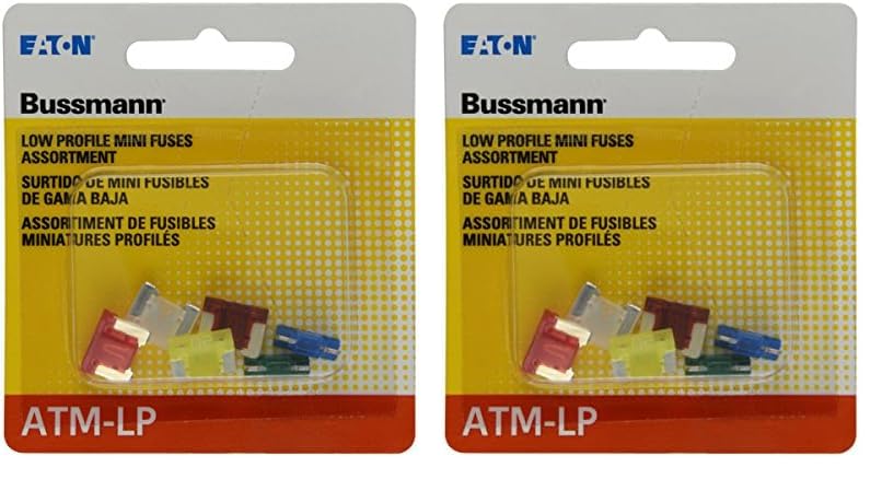 Bussmann (BPATM-A6LP-RP) ATM-LP Kit surtido de fusibles de bajo perfil 6 piezas (paquete de 2)