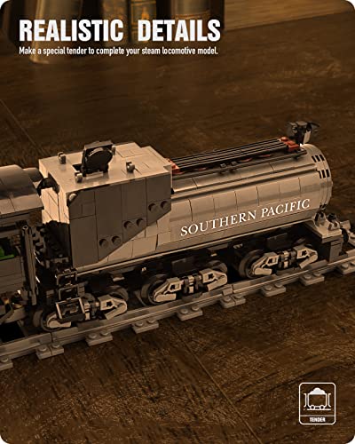 Nifeliz Cn5700 Steam Train Building Kit And Engineering Toy, Collectible Steam Locomotive Display Set, 1：38 Scale Model Train Building Kit With Train Tracks, Top Present For Train Lovers (1136 Pcs) #TOP3