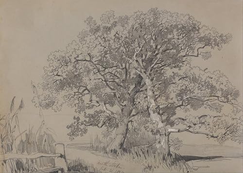 Cuadro arte pared Edward Lear pintura decorativa de alta fidelidad North Stoke 60x90cm