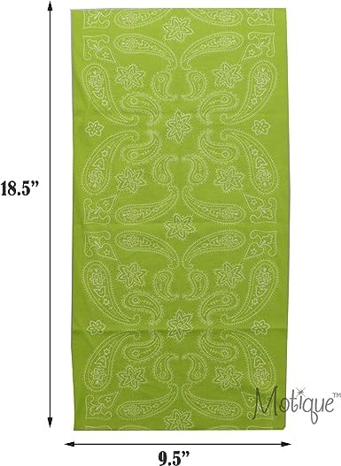 Image of Motique Accessories Paisley Bandana Neck Gaiter Tube Headwear Motorcycle Face Scarf