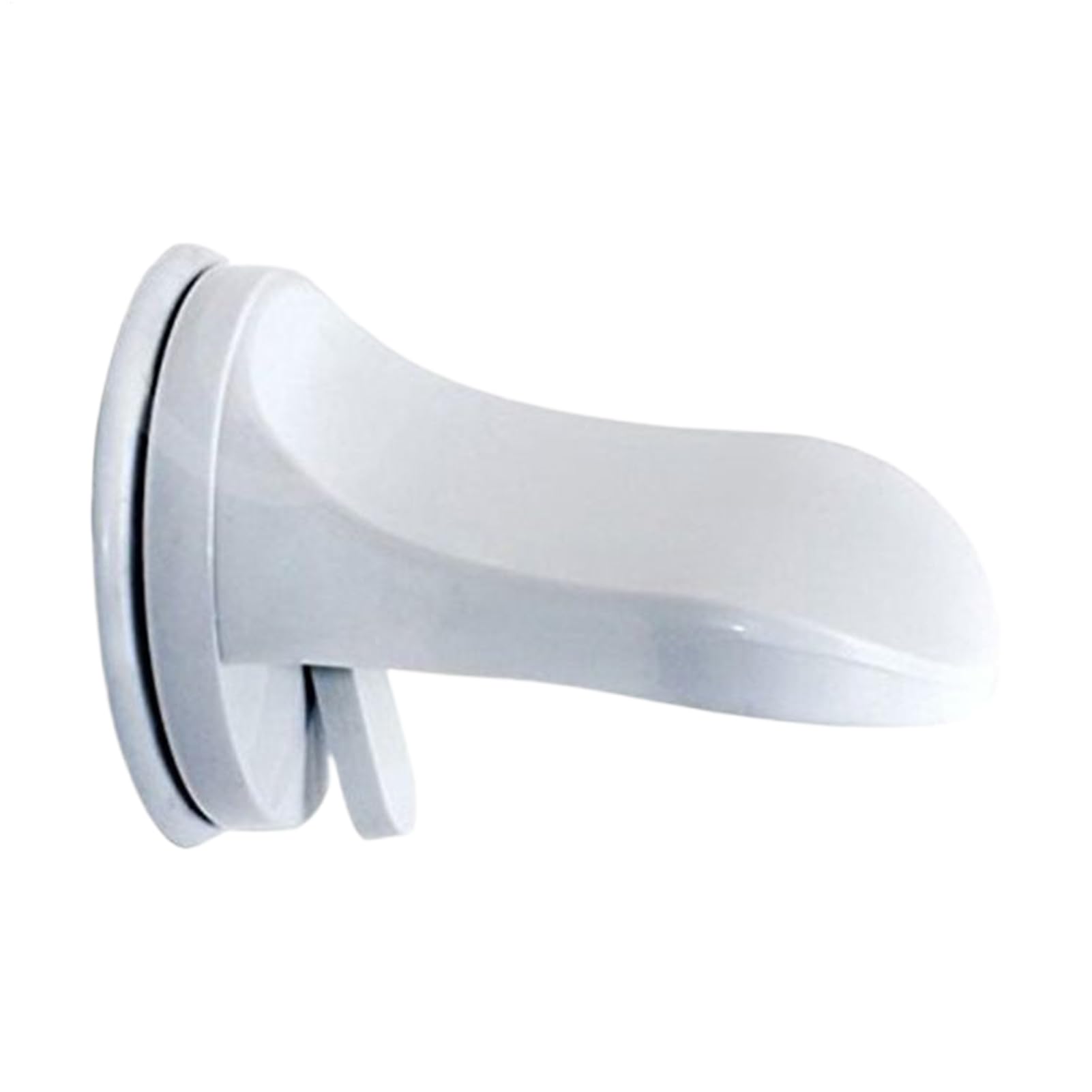 Reposapiés para afeitarse las piernas, reposapiés de PVC con ventosa para pared, reposapiés compacto para ahorrar espacio para baño, ducha, dormitorio, apartamento