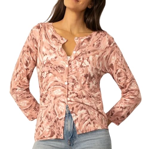 Image of Butterfly Print Cardigan with Buttons by Cable & Gauge