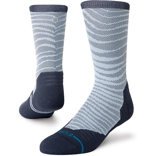 Stance Unisex Eyed Mid Crew Ice Blue Large