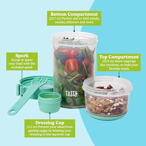 Tasty Salad Shakers With Sporks thumb #3