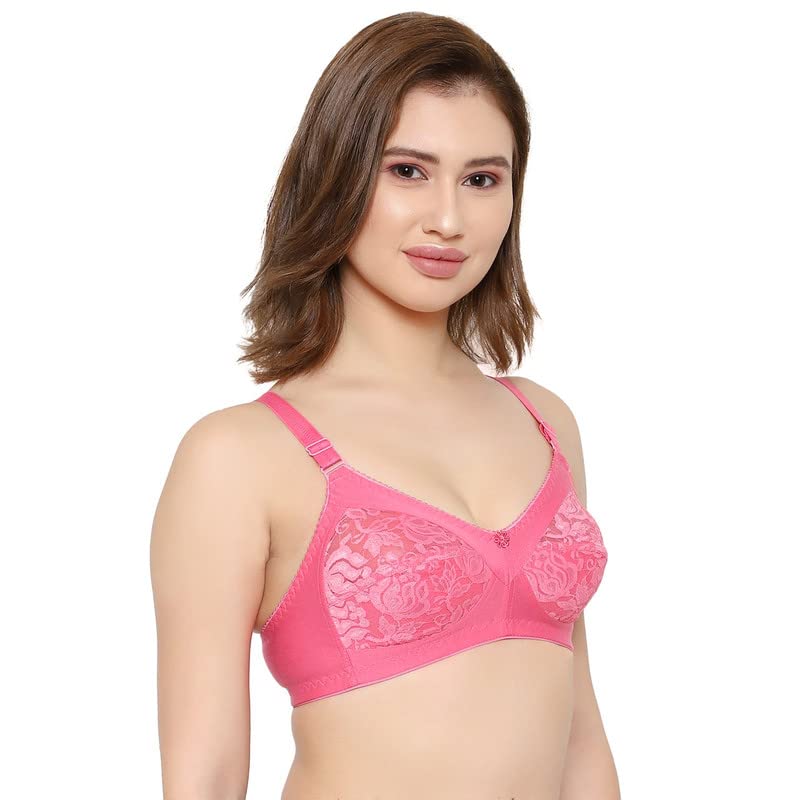 Image of Women Net Non-Padded Wire Free Regular Bra
