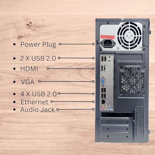 Image of METHEI Computer Desktop PC CPU Core i5(Core i5-2400 3.1GHZ / 512 GB SSD / 16 GB DDR3 RAM / 300 Mbps WiFi /Windows 10Pro)