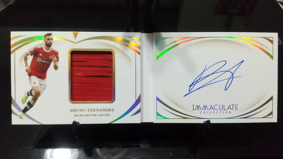 Amazon.co.jp: 2021 Panini Immaculate Bruno Fernandes Booklet 