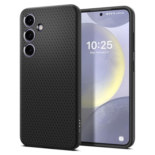 Capa Spigen para Samsung Galaxy S24: Liquid Air [Tecnologia de almofada de ar] para Samsung Galaxy S24 - Preto fosco