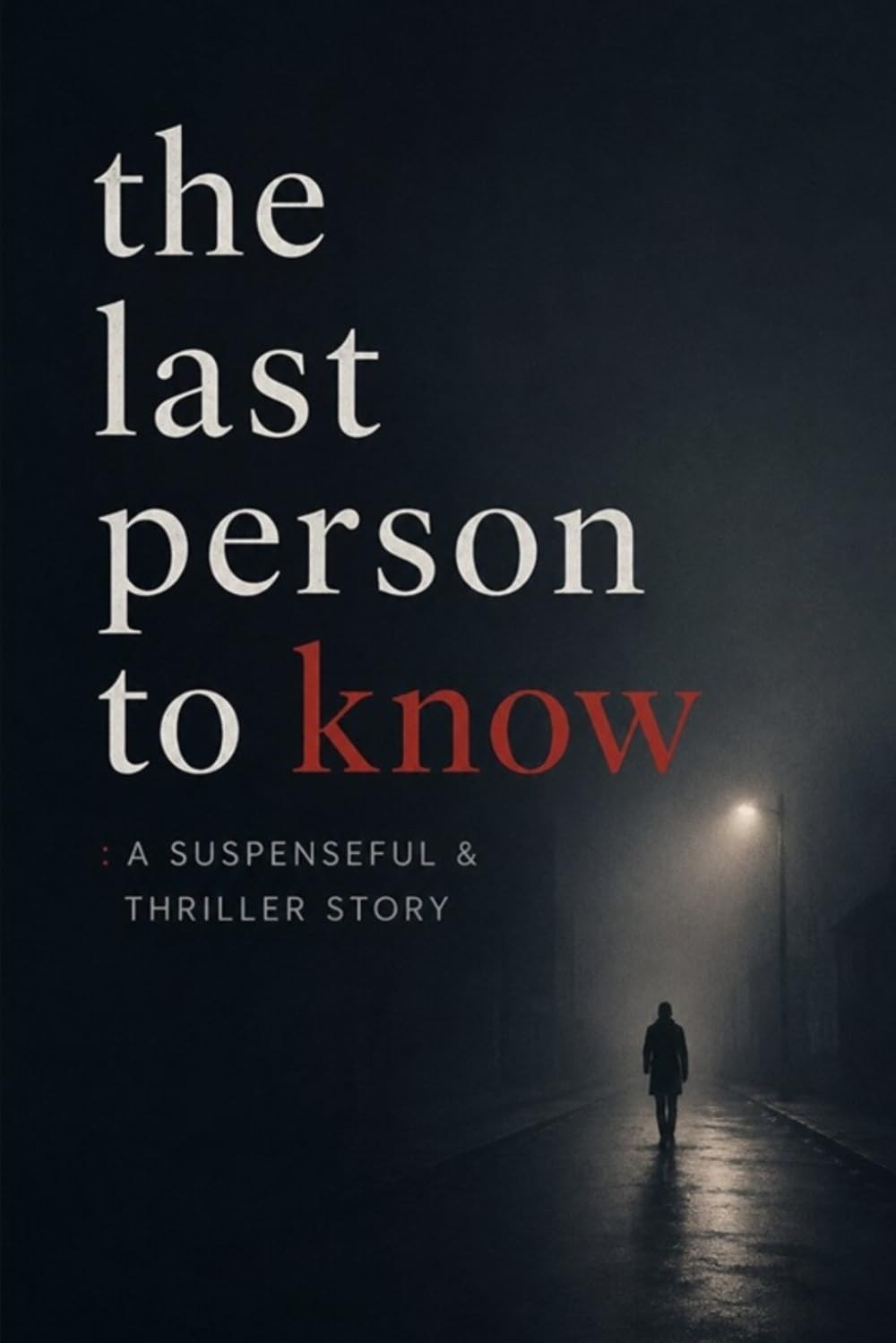 The last person to know : A suspenseful & thriller story