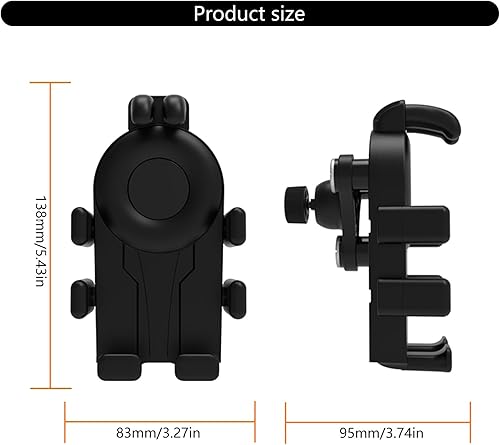 Miniatura 9 de Motorcycle Phone Holder Bicycles Mount Adjustable Bracket for 4.7-7inch Mobile Device Motorcycle Mount