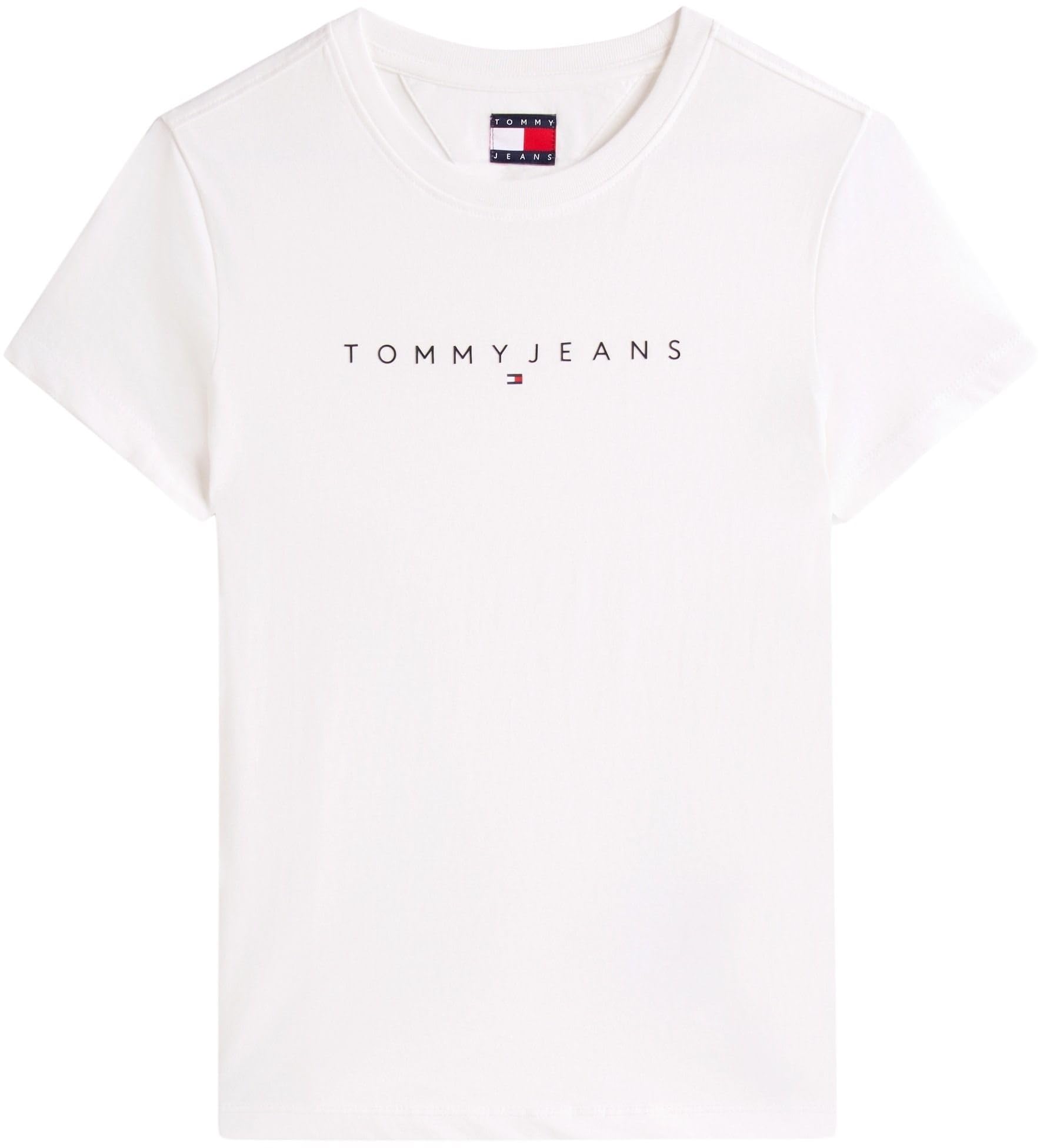 Tommy Jeans Women’s Linear Slim Fit Short Sleeve T-Shirt