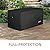 Shieldo Deck Box Cover- Heavy Duty 600D Polyester Oxford Deck Box to Protect Large, 100% Waterproof Deck Box Cover 63" L x 30" W x 28" H